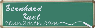 Bernhard Kuel Visitenkarte